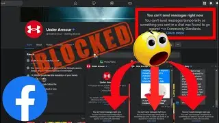 Facebook Blocked Me From Sending Messages In Messenger!