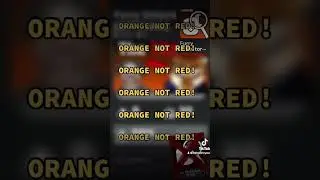 #orangenotred