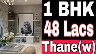 1 BHK, ₹ 48 Lacs all inclusive || Balcony Flat || Thane west