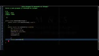 Java Program to Reversed an Integer