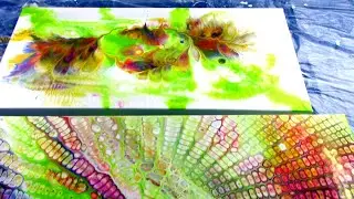 Fluid (454) A dip with two pictures. A picture with mosaic