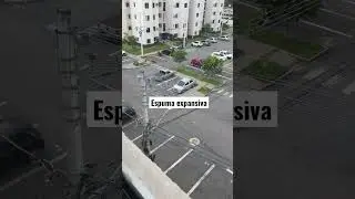Usei espuma expansiva