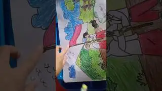 Abidah ikut lomba warna#shorts #trending #shortvideo #trend