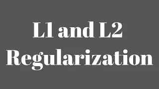 L1 and L2 Regularization | Lasso and Ridge Regression | Machine Learning
