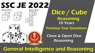 Dice Reasoning | Open and Close Dice Solving Trick | SSC JE PYQ