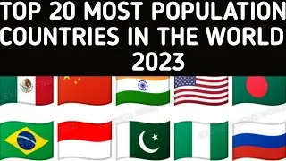 Top 20 most populated countries in the world 🌍| 2023|#TOP10editz