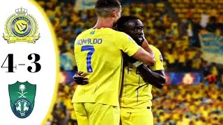 Ronaldo 💥-Al Nassr-vs-Al-Ahli-4-3-Highlights | Saudi Pro League