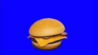 Blue screen stacking burger 🍔