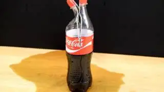 Расскалёный  нож VS Бутылка колы!