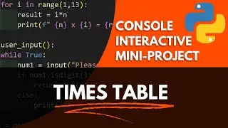Make table project in Python | Python tutorial in hindi