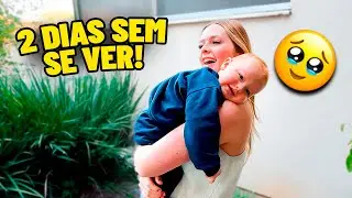 REENCONTREI com MEU FILHO DEPOIS de 2 DIAS!! *reação dele*