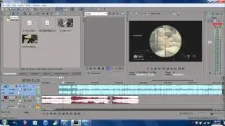 Sony Vegas tutorial on how to sync and slow down clips.