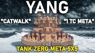 The YANG *1TC META* 5X5 META ZERG BASE FOR MODDED RUST | CAT WALK & CHINA WALL