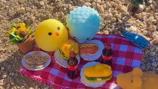 ASMR Mochi Squishy 🌲 Camping & Picnic Adventure