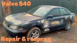 Full bodywork and respray of a Volvo S40