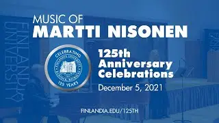 Music of Martti Nisonen performed at Finlandia University by Kent Washburn and Meri Siirala
