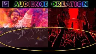 How to create fans celebration using adobe after effects for your favourite hero?