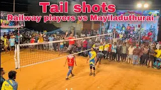 Trail shots,Ending 👌| Railway players vs Mayiladuthurai players | Ashok,Hathil,Mahadeer on fire 🔥