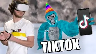 Playing with FAMOUS Gorilla Tag VR TikTokers (Oculus Quest 2)