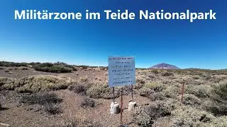Militärzone im Teide Nationalpark