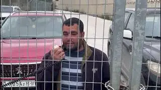 תחקירן בצלם נאסר נוואג'עה בפתח משפטו בבית המשפט הצבאי בעופר, 23 בפברואר 2023