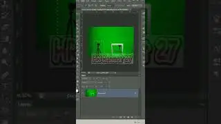 Create a full green screen Background #photoshopcs6 #fyp