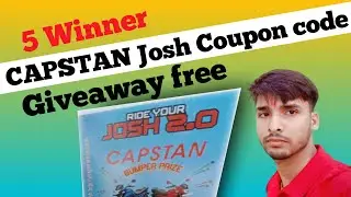5 Winner Giveaway | Capstan josh 2.0 | capstan coupon code | ride your josh contest capstan bumper