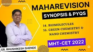 MHT - CET 2022 l MAHAREVISION l Synopsis & PYQs l Chemistry