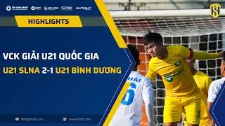 U21 SLNA 2-1 U21 BÌNH DƯƠNG | CÒN THỞ LÀ CÒN GỠ