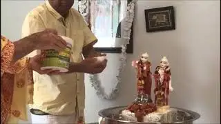 Initiation Ceremony  of Radha & Krishna @ Karthik's House, Melbourne  Nov, 2021