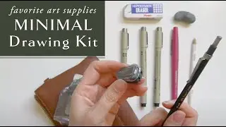 What's in My Travel Drawing Bag? Minimal Drawing Kit