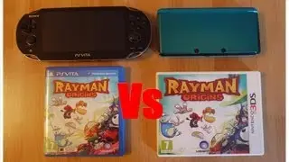 Rayman Origins Nintendo 3DS VS Rayman Origins Playstation Vita + Graphics + Sound + Speed