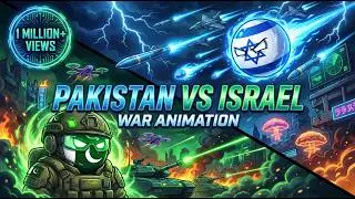 Pakistan vs Israel War Animation ⚔️ | Full Countryballs Battle | Hindi/Urdu 😱