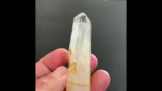 Blue Smoke Golden Healer Crystal - 243