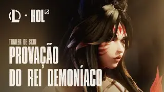Provação do Rei Demoníaco | Trailer da skin Ahri Lenda Imortalizada – League of Legends