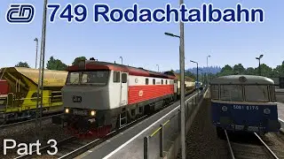 ČD 749 Schwarzenbach am Wald to Wallenfels Stadt (Rodachtalbahn) TS 2015 [60fps]