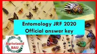 ICAR- ENTOMOLOGY JRF 2020 QUESTION PAPER | OFFICIAL ANSWER KEY | ENTOMOLOGY PG 2020