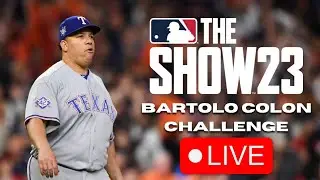 Bartolo Colón Perfect Game Challenge Live! (Day #3) | MLB The Show 23 - OrtaPotty