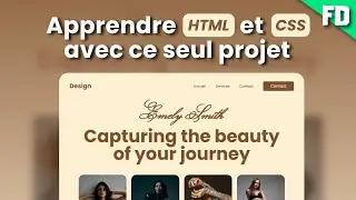 Learn HTML and CSS in one easy project!