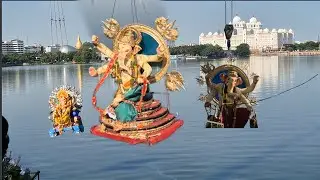 Big Ganesh Visarjan 2025 | Ganesh Nimajjaman in Tank Bund | Ganesh immersion 