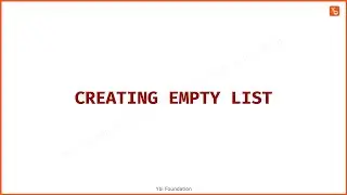Creating Empty List | Python Programming | Hindi