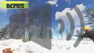 【2021】SNOW background sound｜Rust Sound Effect｜[biome]｜