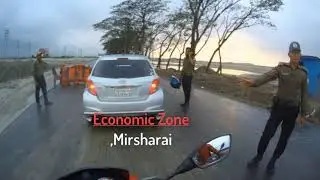 🇧🇩Dhaka Chittagong highway road to Mirsharai Economic Zone  |📽Eken H5s Plus | Race by TVS RTR Vs 4v