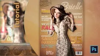 Magazine Cover Design Tutorial in Photoshop CC 2017