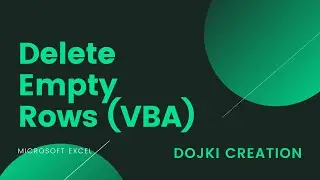 How to delete rows using VBA in excel