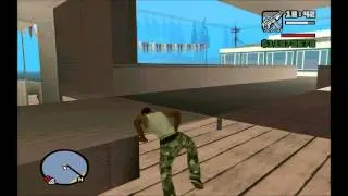 GTA SA climbing through walls