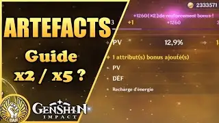 Artifact guide, stats and reinforcement x2? genshin impact