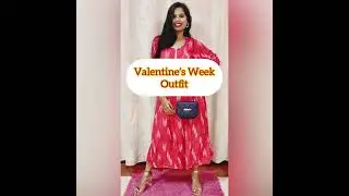 Valentine's Week Outfit. Rose Day Special! Day 1