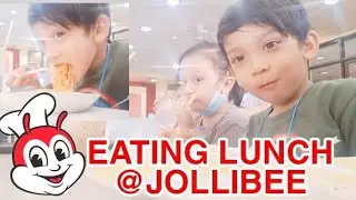 EATING LUNCH | BIDA ANG SAYA AT SARAP SA JOLLIBEE | BIMBY BASTY