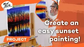 Easy Sunset Painting Project